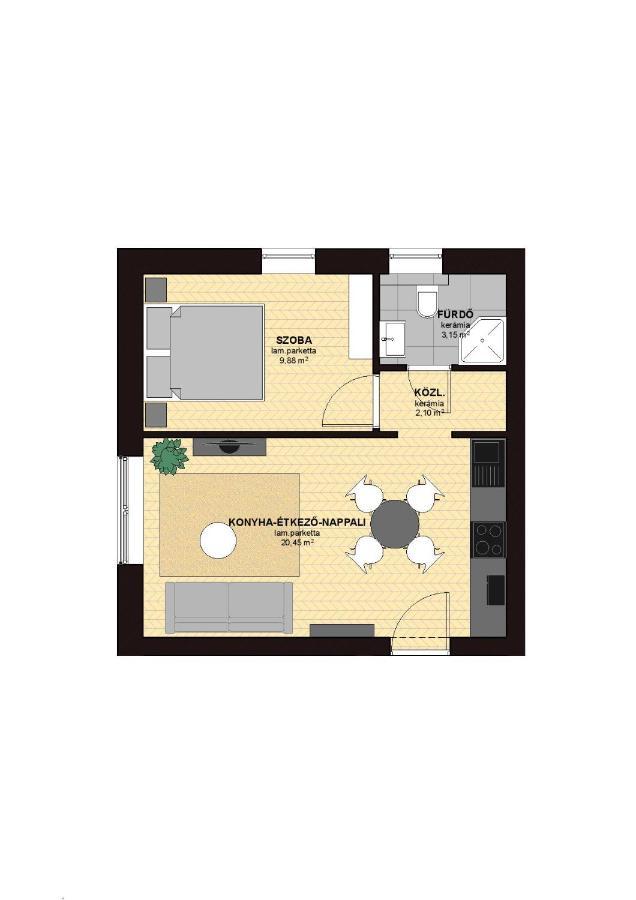 Dotis Apartman Tata Exterior photo