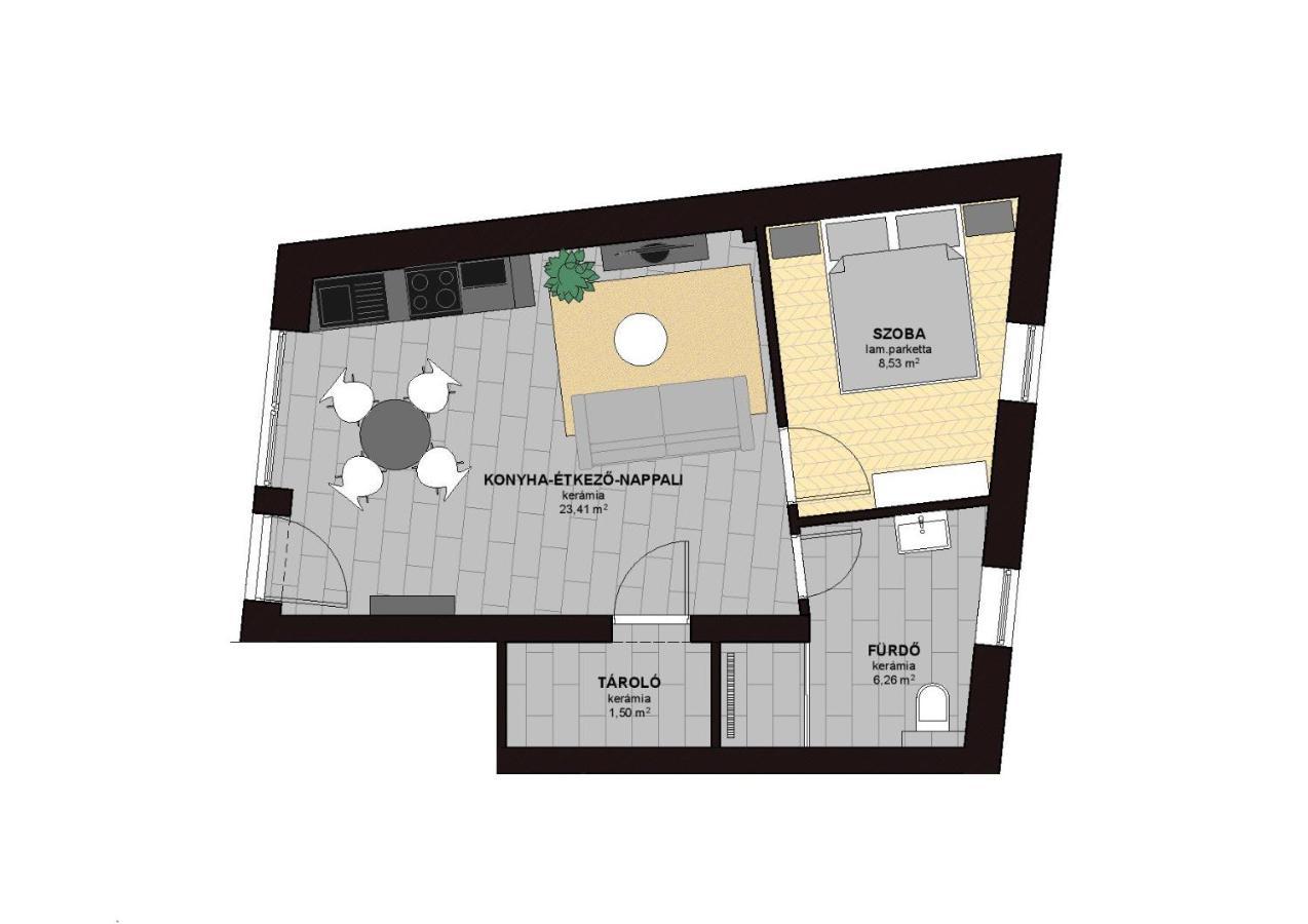 Dotis Apartman Tata Exterior photo